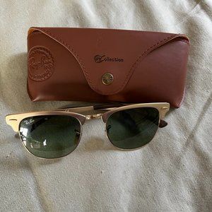 Ray-Ban Metallic Clubmaster Sunglasses